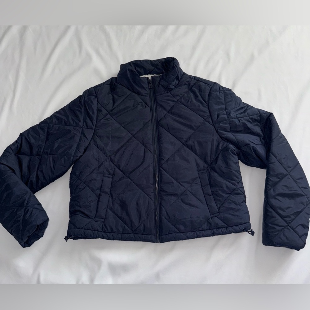 Women’s Navy Quilted Jacket